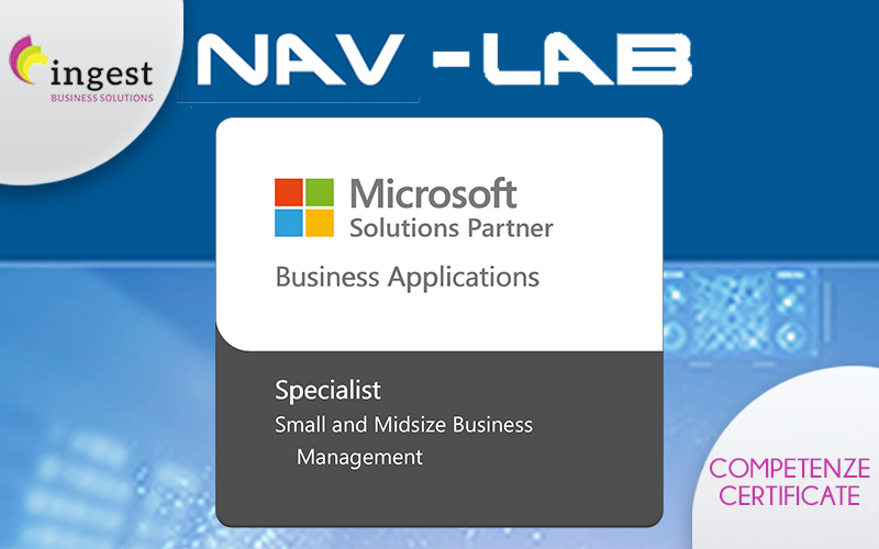 NAV-lab Ingest si certifica Microsoft Solutions Partner Business Applications | Ingest