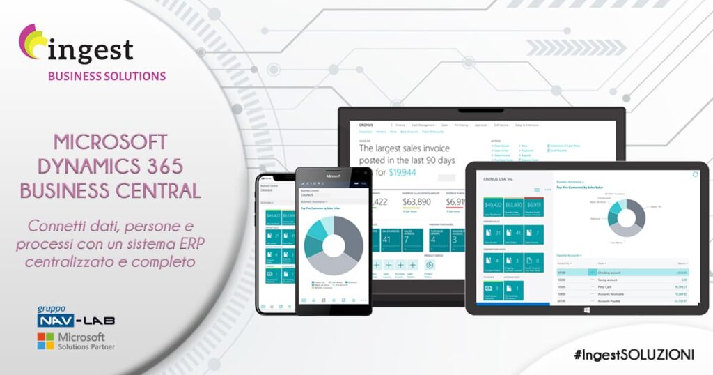 ERP DYNAMICS 365 BUSINESS CENTRAL | INGEST