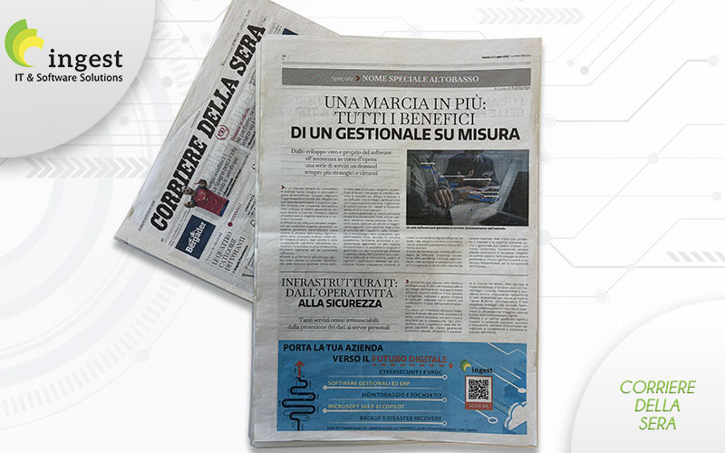 CORRIERE DELLA SERA: PORTA LA TUA AZIENDA VERSO IL FUTURO DIGITALE